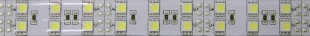 LED ps IP65, 28,8W/m, TEPL BIELA, 120LED/m, 24V, 2460lm/m