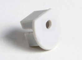 Záslepka PVC k profilu ZPO-ALU pre mikrovypínač s káblovým otvorom