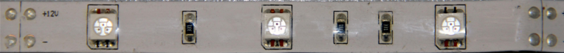 LED pás IP65, 7,2W/m, MODRÁ, 30LED/m, 12V, 115lm/m