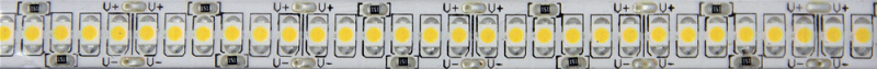 LED pás IP65, 19,2W/m, TEPLÁ BIELA, 240LED/m, 24V, 1440lm/m