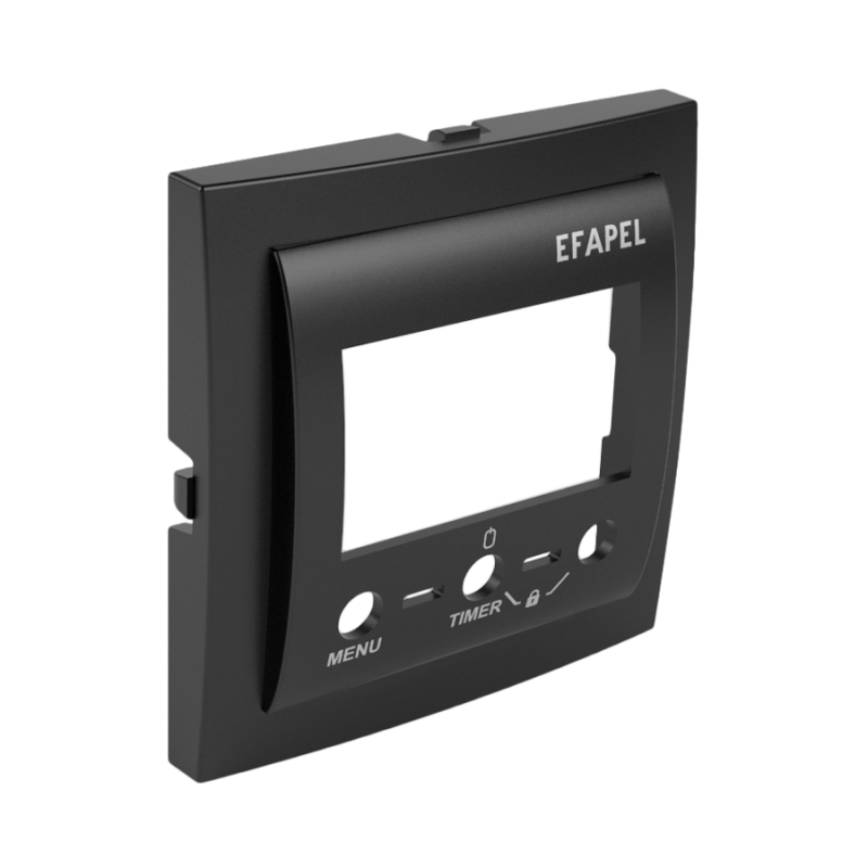 90749_TPM: Kryt jednoduchého termostatu, čierna