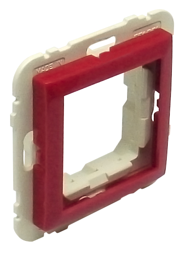 90881_TVM: Kryt modulu série Quadro 45, červená