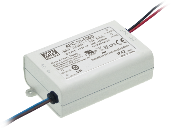 APC-35-500 zdroj LED, 500mA 25÷70V - Zdroje pre LED