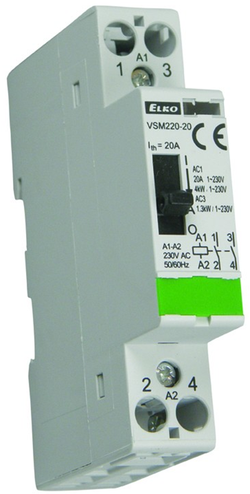 Inštalačný stýkač VSM220-02 24V AC