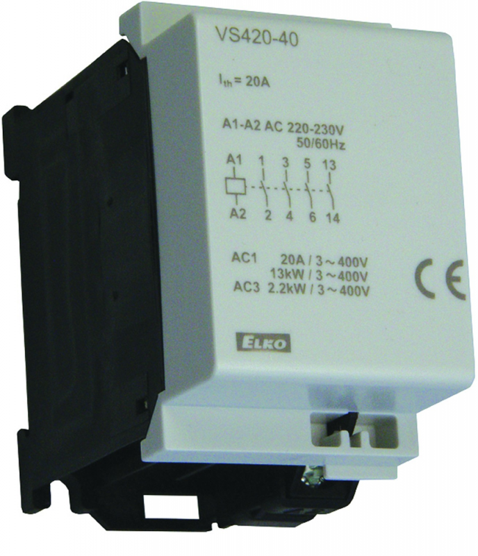 Inštalačný stýkač VS420-40 24V AC