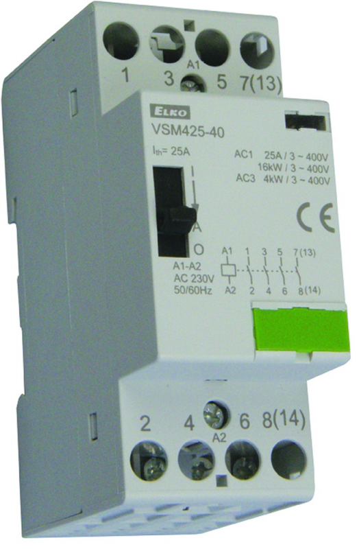 Inštalačný stýkač VSM425-40 230V AC