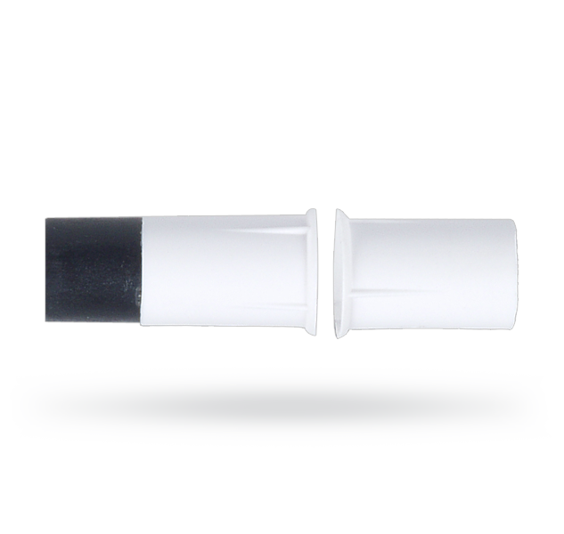 Závrtný so svorkovnicou, O 10mm, dĺžka 15mm magnet, 23mm relé, biely