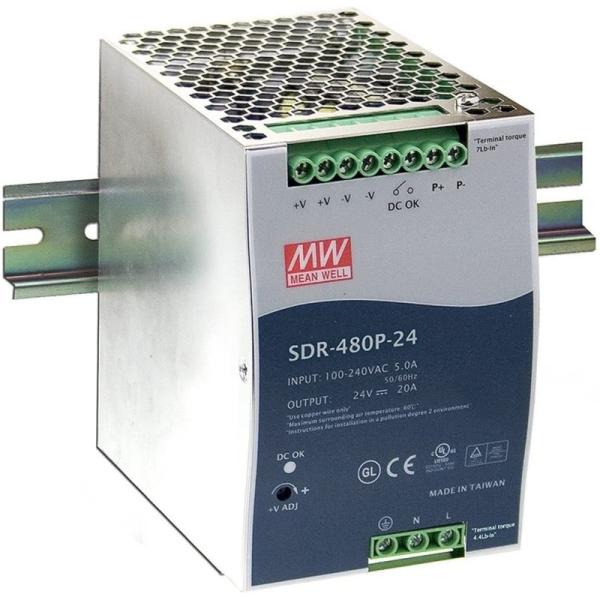 MW Napájací zdroj SDR-480P-24