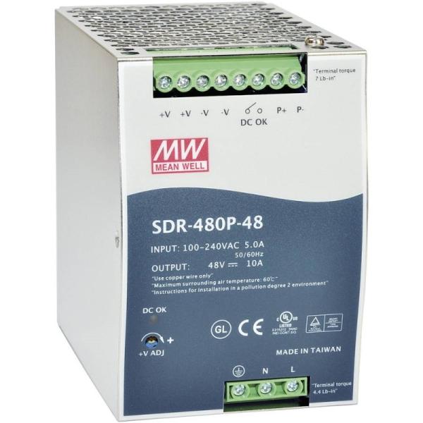 MW Napájací zdroj SDR-480P-48