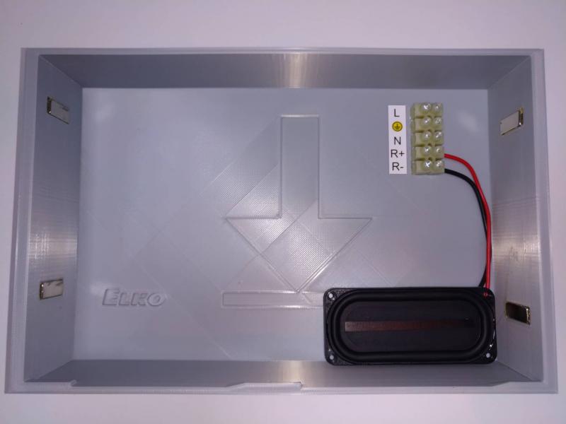 Montážna krabica pod omietku - panel iNELS so zvukom