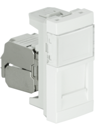 45985 SBR: Modul s 1 konektorom RJ45 Cat. 5e STP, biela (100MHz)