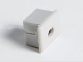 Záslepka PVC k profilu ZPH-ALU pre mikrovypínač s káblovým otvorom