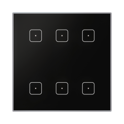 6-kan�lov� dotykov� ovl�da� GSB3-60/B, �ierny