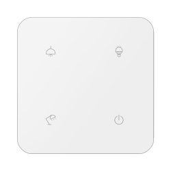 4-kan�lov� dotykov� ovl�da� GSB3-240/SWP, biely, senzor pribl�enia