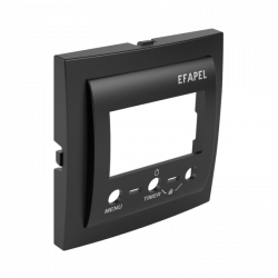 90749_TPM: Kryt jednoduchého termostatu, čierna