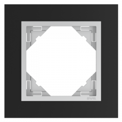 90910_TPA: 1 - rámček, čierna/hliníková