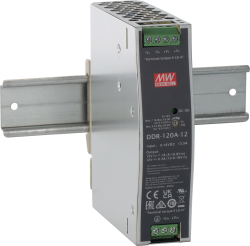 DDR-120A-12 DC/DC zdroj na DIN, 12V 0�8.3A - DC/DC meni�e