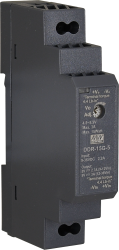 DDR-15G-15 DC/DC zdroj na DIN, 15V 0�1A - DC/DC meni�e