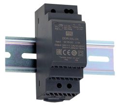 DDR-30L-5 DC/DC zdroj na DIN, 5V 0�6A - DC/DC meni�e