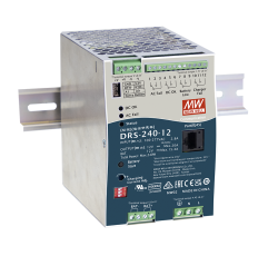 DRS-240-12 DIN z�lohovan� zdroj, 12V 0�20A, pre BAT 20�200Ah - Z�lohovan� zdroje