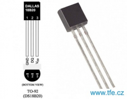 Teplotné èidlo Dallas DS18B20
