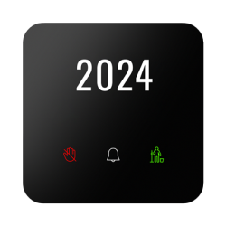 Sklenen taka kariet GCR3-230/B, obl rohy, ierna