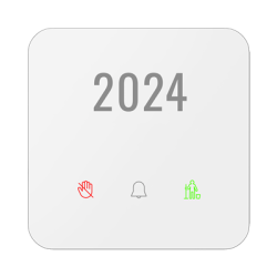 Sklenen taka kariet GCR3-230/W, obl rohy, biela