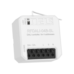 Riadiaci prvok DALI RFDALI-04B-SL, 4 adresy, 100-230 V AC (50Hz)