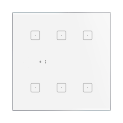 Bezdr�tov� dotykov� sklenen� ovl�da� RFSW-62/W/230V, biela