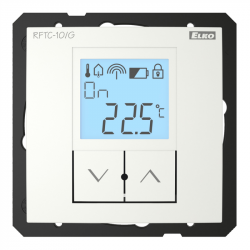 Bezdrôtový regulátor teploty RFTC-10/G/BR - biela