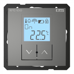 Bezdrôtový regulátor teploty RFTC-10/G/IS - šedá