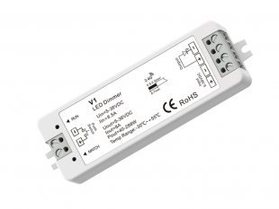 LED stmievač/prijímač 1x8A, 5-36V DC (12V/96W, 24V/192W)
