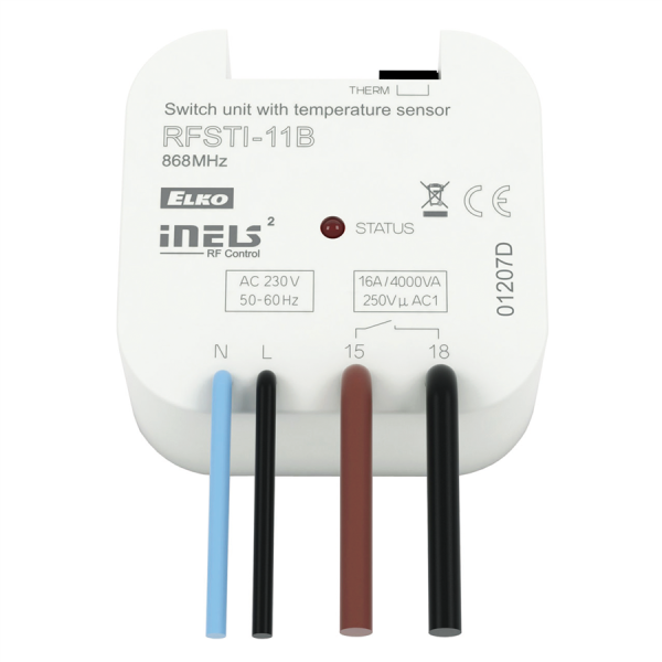 Spínací teplotný prvok RFSTI-11B/24V-externý senzor