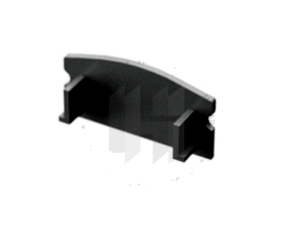 Záslepka LP101-END pre LED profil povrchový LP-101 čierna